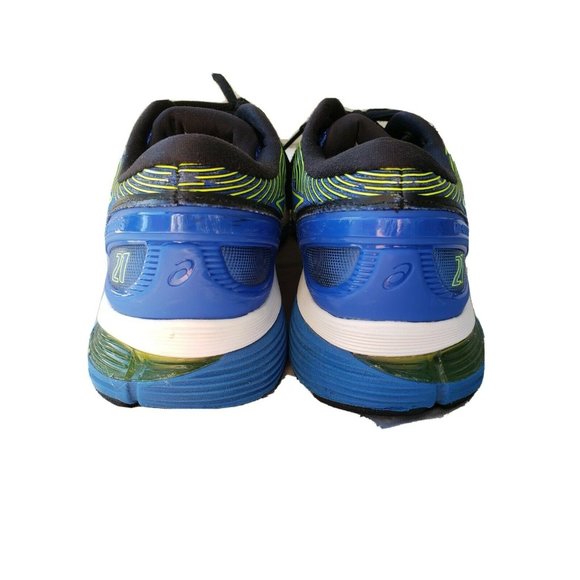 Asics Gel Nimbus 21 Size 8.5 Blue Black White Mens Running Shoe 1011A169 main image 11